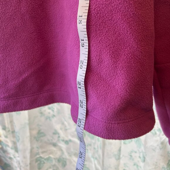 NWOT Patagonia Purple Fuchsia 1/4-Zip Fleece Pullover w/ Chest Pocket - Picture 7 of 14